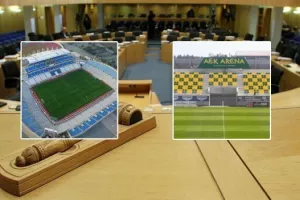 (Έντονη συζήτηση στη Βουλή) "Μόνο ΓΣΠ και ΑΕΚ Αρένα προσφέρουν ασφάλεια"