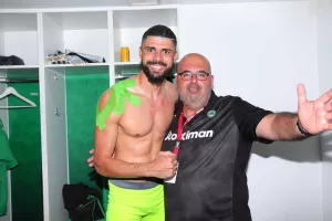 Το "πράσινο" πάρτι στ' αποδυτήρια! (φώτος)