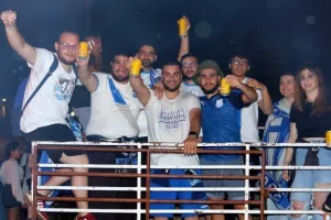 (ΦΩΤΟΣ/ΒΙΝΤΕΟ) "Κάηκε" η Λεμεσός για τους πρωταθλητές! 