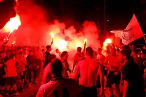 (ΦΩΤΟΣ/ΒΙΝΤΕΟ) "Κάηκε" η Λεμεσός για τους πρωταθλητές! 