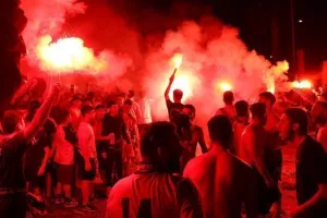 (ΦΩΤΟΣ/ΒΙΝΤΕΟ) "Κάηκε" η Λεμεσός για τους πρωταθλητές! 