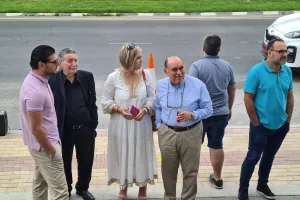 Εγκαίνια Άρη/Έκοψε την κορδέλα ο Μιχαηλίδης (φώτος)