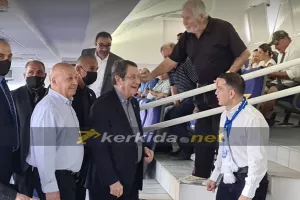(ΒΙΝΤΕΟ - Kerkida) Η άφιξη του ΠτΔ στο "Τσίρειο"