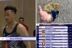 Tρεις φορές Χρυσός ο Μάριος Γεωργίου! (βίντεο)