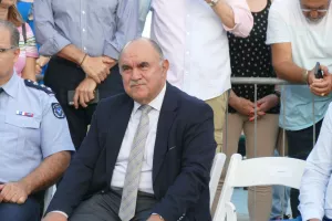 Οι προέδροι στα αποκαλυπτήρια της προτομής του Αμέρικου Αργυρίου