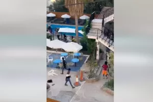 Χαμός - επεισόδια μεταξύ αλλοδαπών στον χώρο φιλοξενίας στην Πάφο (βίντεο)