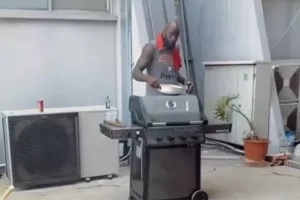 Ολυμπιακός: Έκαναν BBQ στο ΣΕΦ πριν τους ημιτελικούς