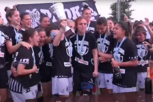 ΠΑΟΚ: Η απονομή και οι πανηγυρισμοί για το πρωτάθλημα γυναικών