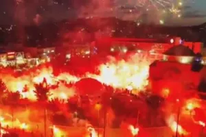 Έκαναν τη νύχτα μέρα οι Fentagin στο Περιστέρι!