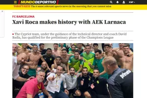 Τσάβι Ρόκα - ΑΕΚ... η Mundo Deportivo 
