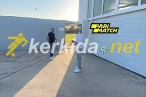 Ο Σίλας στο Δασάκι για την ΑΕΛ! (φώτος kerkida.net)