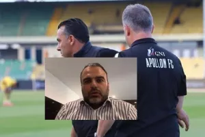 Ξ. Χαραλάμπους για Σωφρόνη: "Απεριόριστη η εκτίμηση του Απόλλωνα, έκανε σπουδαία δουλειά"