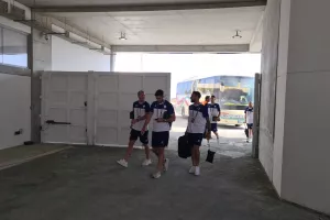 Έφτασε στην "ΑΕΚ Αρένα" η Εθνική μας (βίντεο/φώτος)
