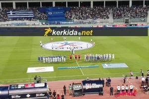 (BINTEO) Η συγκινητική στιγμή στο Πανθεσσαλικό -Η ανάκρουση του Εθνικού Ύμνου