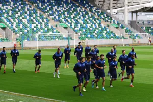 Η προπόνηση της Εθνικής στο Windsor Park (φώτος)