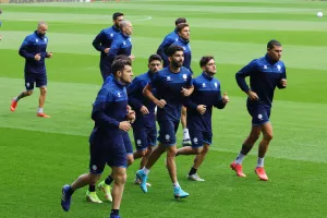 Η προπόνηση της Εθνικής στο Windsor Park (φώτος)