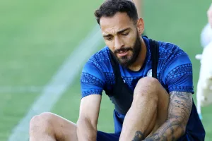 (Φώτος-βίντεο/kerkida) Η προπόνηση της Εθνικής στην "Αρένα" 