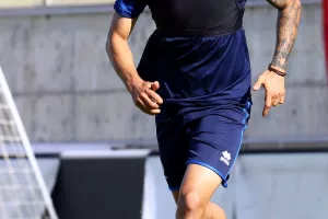 (Φώτος-βίντεο/kerkida) Η προπόνηση της Εθνικής στην "Αρένα" 