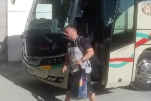 Η άφιξη της Εθνικής μας στην ΑΡΕΝΑ (Φώτος)