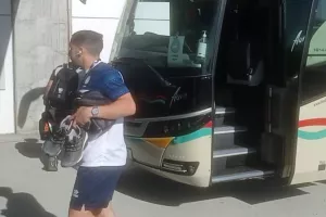 Η άφιξη της Εθνικής μας στην ΑΡΕΝΑ (Φώτος)