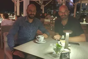 Βραδινή έξοδος... για Πρόεδρο - Προπονητή!