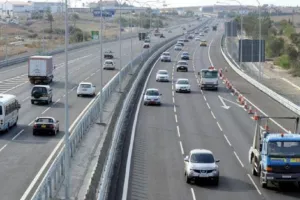 Πυκνή τροχαία κίνηση στον αυτοκινητόδρομο Λεμεσού- Λευκωσίας