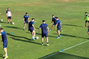Στα Βοηθητικά της Αγίας Νάπας προπονήθηκε η Εθνικη Κ21