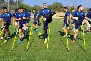 Στα Βοηθητικά της Αγίας Νάπας προπονήθηκε η Εθνικη Κ21