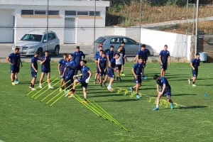 Στα Βοηθητικά της Αγίας Νάπας προπονήθηκε η Εθνικη Κ21