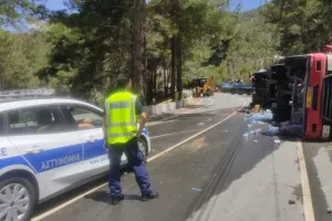 Τραγωδία: Νεκρός ο 32χρονος οδηγός του φορτηγού