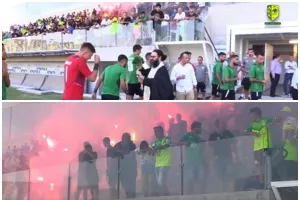 Πλάνα... απ' τον αγιασμό και την πρώτη