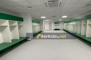 (ΦΩΤΟΣ kerkida) Τα... νέα αποδυτήρια του Άρη