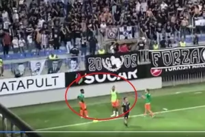 Ρατσιστική επίθεση των Αζέρων στους παίκτες του Άρη! (βίντεο)