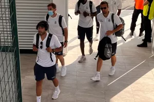 Η άφιξη του Απόλλωνα στο γήπεδο της Δόξας (φώτος kerkida.net)
