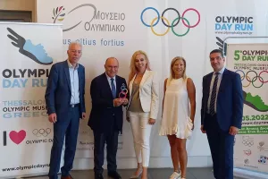 Στο Εθνικό Μουσείο Αθλητισμού ο Πρόεδρος του ΚΟΑ