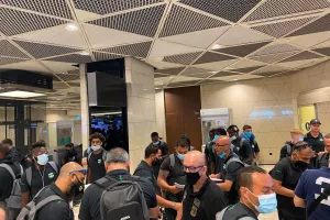 Άφιξη στο Αζερμπαϊτζάν (φώτος)