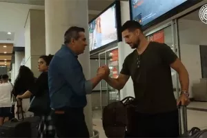 ΒΙΝΤΕΟ από την άφιξη του Kevin Mirallas