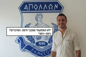 Moshe Rajczyk - Απόλλων: "50-50% η πρόκριση με Μακάμπι"