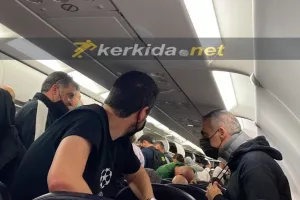 Ώρα 01:20/ Έφτασε Δανία η ΑΕΚ 