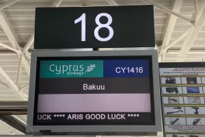 "Πέταξε" για Αζερμπαϊτζάν ο Άρης - Μαζί του το Kerkida.net (Φώτος)