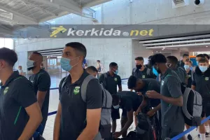 "Πέταξε" για Αζερμπαϊτζάν ο Άρης - Μαζί του το Kerkida.net (Φώτος)