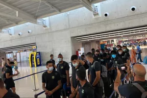 "Πέταξε" για Αζερμπαϊτζάν ο Άρης - Μαζί του το Kerkida.net (Φώτος)
