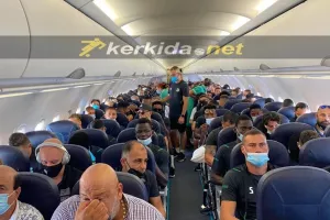 "Πέταξε" για Αζερμπαϊτζάν ο Άρης - Μαζί του το Kerkida.net (Φώτος)