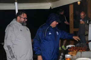 Βραδιά... χαλάρωσης με Πουλλαΐδη/ Barbeque, μπιλιάρδο και άλλα! (Φώτος)