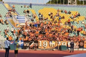 Οι "Πορτοκαλί" στο Vasil Levski (φώτος)