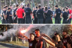 "Ντόπες" στην προπόνηση/Θέλουν ανατροπή - πρόκριση (φώτος)