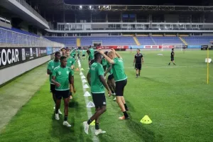 Προπόνηση... στην "Bakcell Arena" (Φώτος/Βίντεο)