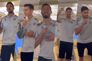 Οι νέοι της ΑΕΛ έκαναν... συναυλία! (βίντεο)