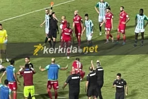 Δυο κίτρινες στα γρήγορα και αποβολή για Κασάμα (φώτος)