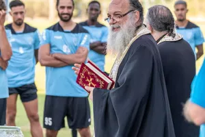 Αγιασμός για... καλή σεζόν (φώτος)